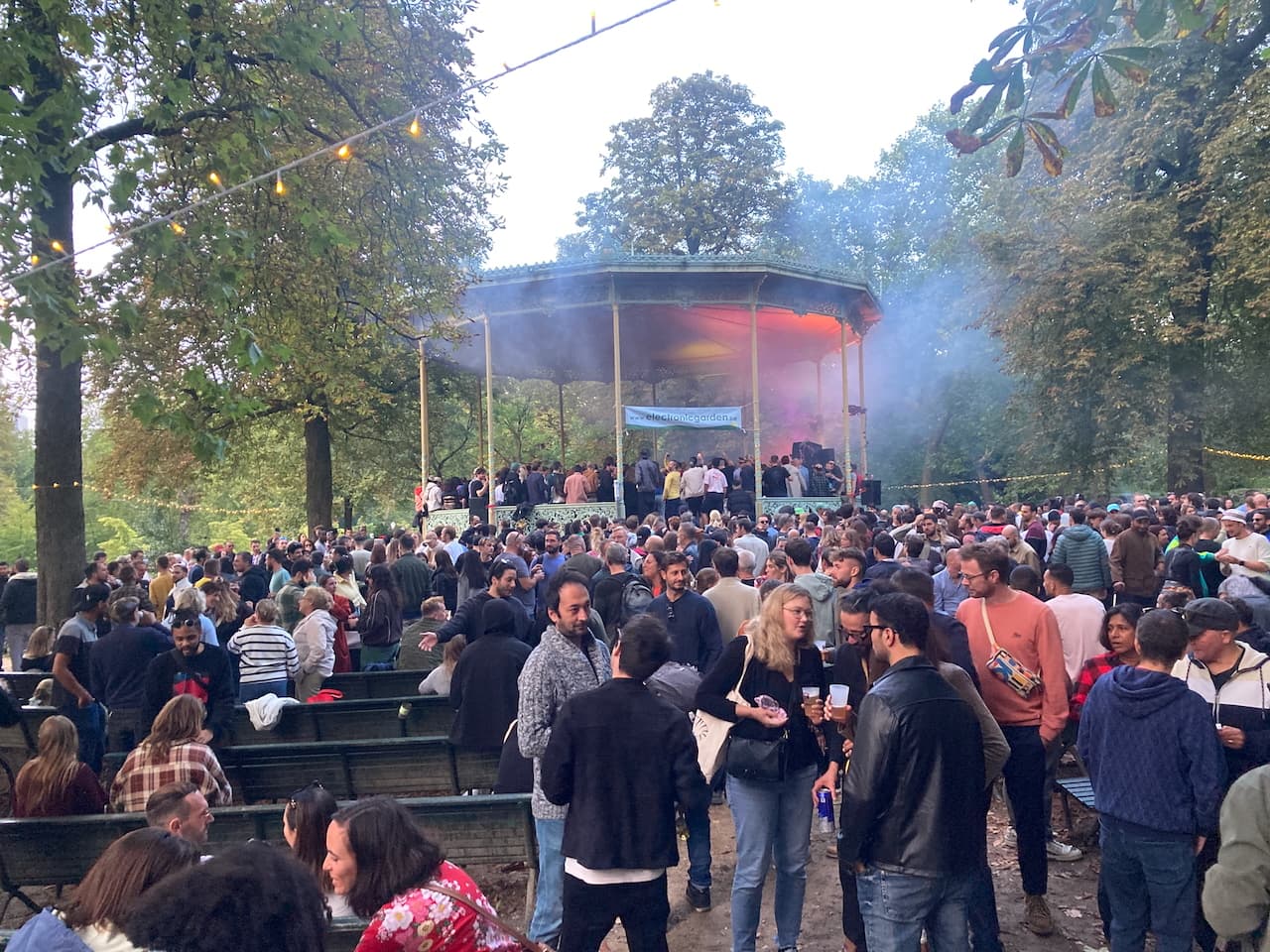 Sunset vibes at Electronic Garden