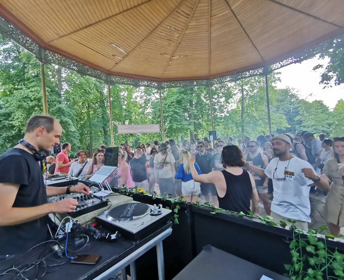 Open-air dancefloor