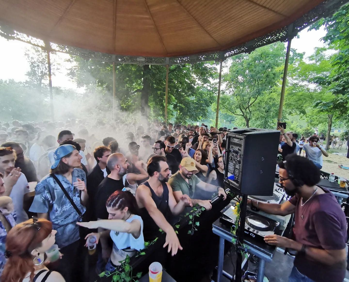 Electronic Garden in the park